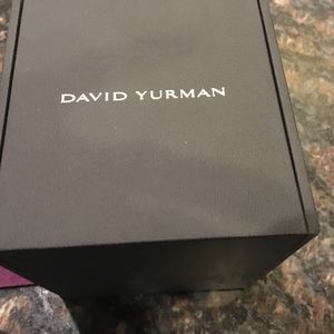 David Yurman gunmetal diamond necklace